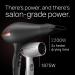 Ionic Salon Hair Dryer - Professional Lightweight Travel Hairdryer with Volume Styling Nozzle - Buy Online on GoSupps.com