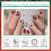 Christmas Gel Nail Polish Set 4 Colors Red Green Black White Nail Polish Gel Set with Gel Top Coat & Base Coat New Year Gel Nail Varnish Soak off UV LED Lamp Nail Art Manicure Gifts for Women Girls - Buy Online on GoSupps.com