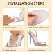 3 Pair Metatarsal Pads for High Heels | Comfort Insoles & Foot Cushions for Pain Relief | Morton's Neuroma & Forefoot Pads - Beige - Buy Online on GoSupps.com