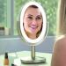 Zadro Newport 10x18 Oval LED Lighted Makeup Mirror - 5X/1X Magnification, Touch Control with Lights - Buy Online on GoSupps.com