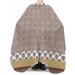 Buy Brown Geometric Barber Cape - Adjustable Hair Cutting Cape for All Ages | Salon Hairdressing Accessories - 55x63 Inch Mandala Design - Buy Online on GoSupps.com