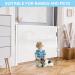 Extra Wide Retractable Dog Gate - 35 Tall, Extends to 60 Wide - White Mesh Safety Gate for Pets - Indoor/Outdoor Fabric Baby Gate - Buy Online on GoSupps.com