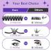 Best Eyelash Extensions Kit - Single Lash Clusters 9-16mm Mix with Bond Seal & Applicator for Home Use - 126 Clusters - Buy Online on GoSupps.com