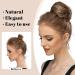 Traziewell Black Hair Extensions Hair Bun Donut Synthetic Hairpiece Messy Buns Hair Scrunchies for Women Updo Extension Black 0319 FH000319 One Size - Buy Online on GoSupps.com