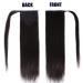 Ugrace 20 Virgin Straight Human Hair Ponytail Extension Natural Black #1B - Clip in One Piece Hairpiece for Women - Buy Online on GoSupps.com