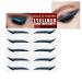 Stick On Glitter Eyeliner Strips | 5 Pairs Glitter Instant -Adhesive Eyeliner Stencil Sticker Eyeliner with Shine Effect Makeup Eyeliner Stickers for Women and Girls Frifer Blue (Five Pairs)