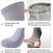 Seiciviy Men's Compression Ankle Athletic Socks - White (3 Pairs) - Buy Online on GoSupps.com