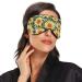 Haskirky Light Blocking Eye Mask for Deep Sleep | Breathable & Adjustable | Men and Women | Travel, Yoga, Meditation | Office Goodies | Spring Sunflowers - Buy Online on GoSupps.com