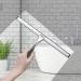 Simtive 12-Inch Shower Squeegee Set with Hooks | Ideal for Shower Doors, Mirrors, and Windows | Silver Finish - Buy Online on GoSupps.com