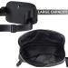 Bomvabe Fashion Belt Bag for Women - Black | Adjustable Waist Pack for Travel, Outdoors, Running & Hiking - Buy Online on GoSupps.com