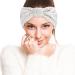 4-Piece Cable Knit Headband Set for Women and Girls - Beige, Pink, Black, Grey - Buy Online on GoSupps.com