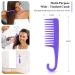 Detangling Brush for Adults & Kids | Comb Set for Kinky Curly Coily Hair | Wet & Dry Hair, Afro American Type 3a-4c | Comfortable Grip (Purple) - Buy Online on GoSupps.com