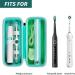 Travel Case for Oral-B Pro & Philips Sonicare Electric Toothbrush - Green - Buy Online on GoSupps.com
