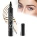 Generic 2024 New Waterproof Brow Pencil with Micro-Fork Tip Magic Eyebrow Pencil 3D Waterproof Microblading Eyebrow Pen (Natural Black)