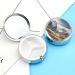 Round Pill Box Travel - Mountain Scenery Print | 3 Compartment Medicine Organizer | Decorative Metal Portable Pill Case - Style-9 - Buy Online on GoSupps.com