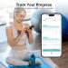 Healthkeep Smart Body Fat Scale with Large VA Display 15 Body Composition Metrics with Heart Rate Body Fat Smart Digital Bathroom Weighing Scale Compatible with iOS Android Max 400lb/180kg 28cm Marine Blue - Buy Online on GoSupps.com