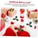 GRIRIW 100pcs Wrapping Hair Bows Dreses Vase Sew on Badge Sew on Applique Patches Red Berries Berry Green Size 2 - Buy Online on GoSupps.com