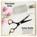 Professional Barber Razor Edge Hair Cutting Scissors/Shears TRISBRO Trimming Scissors for Hair 6.5 Inch Stainless Steel Hairdressing Styling Trimming Shears - Adjustable Screw (Black) - Buy Online on GoSupps.com