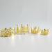 4 Pieces Crown Cake Topper Mini Tiara Birthday Cake Topper Gold Crystal Pearl Wedding Cake Crown Topper for Birthday Party Wedding Cake Decoration - Buy Online on GoSupps.com