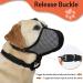 Breathable Muzzle for Large Dogs - Adjustable Reflective Pet Mask No Chewing or Biting - XXL Network & Fabric Dog Muzzle - Buy Online on GoSupps.com