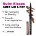 Ruby Kisses Auto Lip Liner Pencil 3 Pack (Espresso) - Long Lasting Smooth Application - Buy Online on GoSupps.com