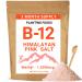Himalayan Salt + Vitamin B12 Methylcobalamin - Fine Grain - Organic Pure & Unrefined - Vegan - 3 Month Supply - 100 Servings