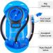 SHARKMOUTH 2L Hiking Hydration Backpack | Lightweight Insulated Pack for Kids & Adults | BPA Free Water Bladder | Ideal for Running & Cycling | Black - Buy Online on GoSupps.com