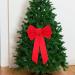 Vorcool Christmas Red Velvet Bow Decor - 4 Piece Bowknot Ornaments for Holiday Parties (25cm x 40cm) - Buy Online on GoSupps.com