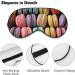 Soft Comfortable Sleep Mask | Adjustable Eye Mask | Macaron Biscuit Flavor | Perfect for Travel & Work - Men & Women - Buy Online on GoSupps.com