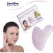 Rose Quartz Gua Sha Board - Natural Anti-Aging Scraper Tool by Sandine - Buy Online on GoSupps.com