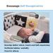 Baby Steps Angel Bear Black White High Contrast Baby Soft Cloth Book Tummy Time Toys Baby Safe Mirror Teether Early Educational for Infants Toddlers Sensory 0-3 Yrs Newborn Crinkle Book for Babies - Buy Online on GoSupps.com
