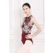 Dance Elite Summervino Women's Wine Floral Dance Leotard - Fashion Ballet & Dance Adult Wear - Buy Online on GoSupps.com