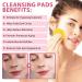 80PCS Kojic Acid & Turmeric Cleansing Pads Exfoliating with Vitamin C for Balanced Skin Oil & Water - Buy Online on GoSupps.com