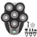Electric Head Shaver Ergonomic 5 in 1 Heads Grooming Kit Cleaning Brush for Home Use