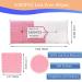 Sunenlyst 1000Pcs Gel Nail Polish Remover & Eyelash Extension Glue Cleaning Wipes - Soft Lint Free Nail Pads (Pink and White) - Buy Online on GoSupps.com