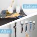 Vigime Razor Holder for Shower - 4-Pack Stainless Steel Waterproof Self-Adhesive Hooks for Bathroom & Kitchen - Buy Online on GoSupps.com
