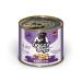 Doggy Dog Paté Veal and Duck, 6 x 200 g, Wet Dog Food, Grain Free, with Salmon Oil and Green-lipped Mussel, Complete Food with Potatoes and Parsnips, Made in