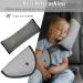 Comfortable Gray Belt Cushions for Kids & Adults | Seat Belt Shoulder Pads for Cars & Strollers - Enhance Travel Safety - Buy Online on GoSupps.com