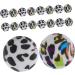 EXCEART 100 Pcs Leopard Print Silicone Bead Set for Pacifier Chain - Baby Safe - 1.5X1.5X1.5CM - Buy Online on GoSupps.com