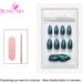 Bling Art Almond False Nails Fake Stiletto Water Green Purple 24 Long Tips - Buy Online on GoSupps.com