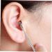 7 Piece Silver Stainless Steel Ear Scoop Set with Rotating Spring for Ear Wax Removal - Buy Online on GoSupps.com