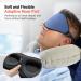 3D Contoured Cup Sleep Mask Set for Women and Men - Coral Red and Blue Eye Masks for Side Sleepers with Light Blocking Technology - Buy Online on GoSupps.com