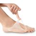 Soles Gel Bunion Pad and Toe Separator with Splint - Big Toe Straightener for Foot Pain Relief - Hypoallergenic Silicone - One Size - White - Buy Online on GoSupps.com