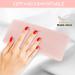 Pink Modal Cotton Sleep Mask for Women - Soft & Comfortable Eye Mask for Sleeping, Napping, and Travel - Buy Online on GoSupps.com