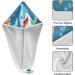 Shark Flower Leaf Hair Towel 2 Pack | Super Absorbent Quick Dry Hair Turbans for Women & Girls - Buy Online on GoSupps.com