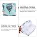 24pcs Portable Tampon Storage Bags - Assorted Colors, Washable, Menstrual Period Organizer for Women, Teen Girls - Zipper Closure, Nursing Function - 13X13X3CM - Buy Online on GoSupps.com