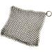 TOUGS Chainmail Scrubber Pot Cleaner with Safe Small Rings More Efficient 8x6 Inch 316 Grade Stainless Steel Dish Washer Square 8x6 Inch - Buy Online on GoSupps.com