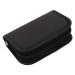 EXCEART Glucose Diabetic Travel Case Portable PU Glucose Meter Carrying Bag with Mesh Pocket Pills Blood Sugar Organizer Diabetic Travel Case Supplies Black