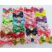 Chenkou Craft 50pcs/25pairs Puppy Yorkie Dog Hair Bows: Mix Colors & Patterns for Pet Grooming - Dog Accessories with Rubber Bands - Buy Online on GoSupps.com