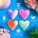 Zimpli Gifts Large Love Heart Bath Bombs Gift Set - Ideal Valentines Day Present for Her - Beauty Spa Fizzers - Buy Online on GoSupps.com